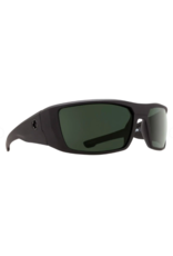 SPY OPTICS Spy Dirk Soft Matte Black Sunglasses with Happy Gray Green Polarized Lens