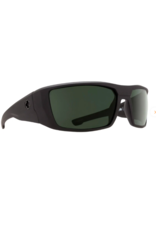 SPY OPTICS Spy Dirk Soft Matte Black Sunglasses with Happy Gray Green Lens
