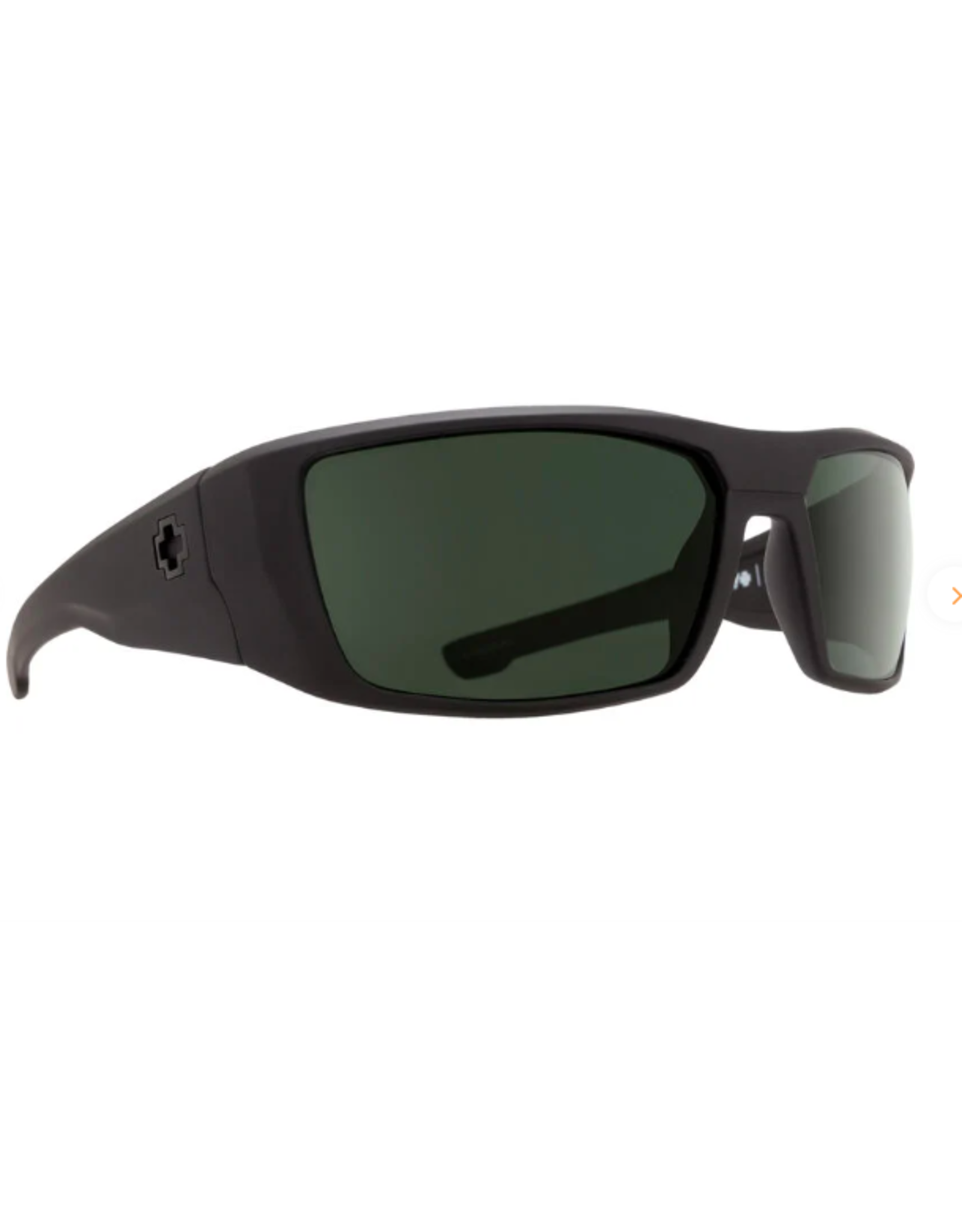 SPY OPTICS Spy Dirk Soft Matte Black Sunglasses with Happy Gray Green Lens
