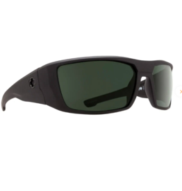 SPY OPTICS Spy Dirk Soft Matte Black Sunglasses with Happy Gray Green Lens