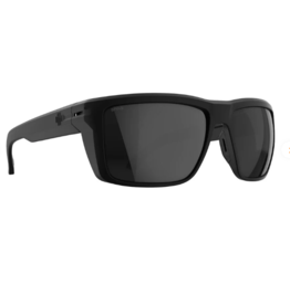 SPY OPTICS Spy Overhaul XL ANSI Soft Matte Black Sunglasses with Happy Boost Polarized Black Mirror Lens