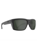 SPY OPTICS Spy Overhaul XL ANSI Matte Black Sunglasses with Happy Gray Green Lens