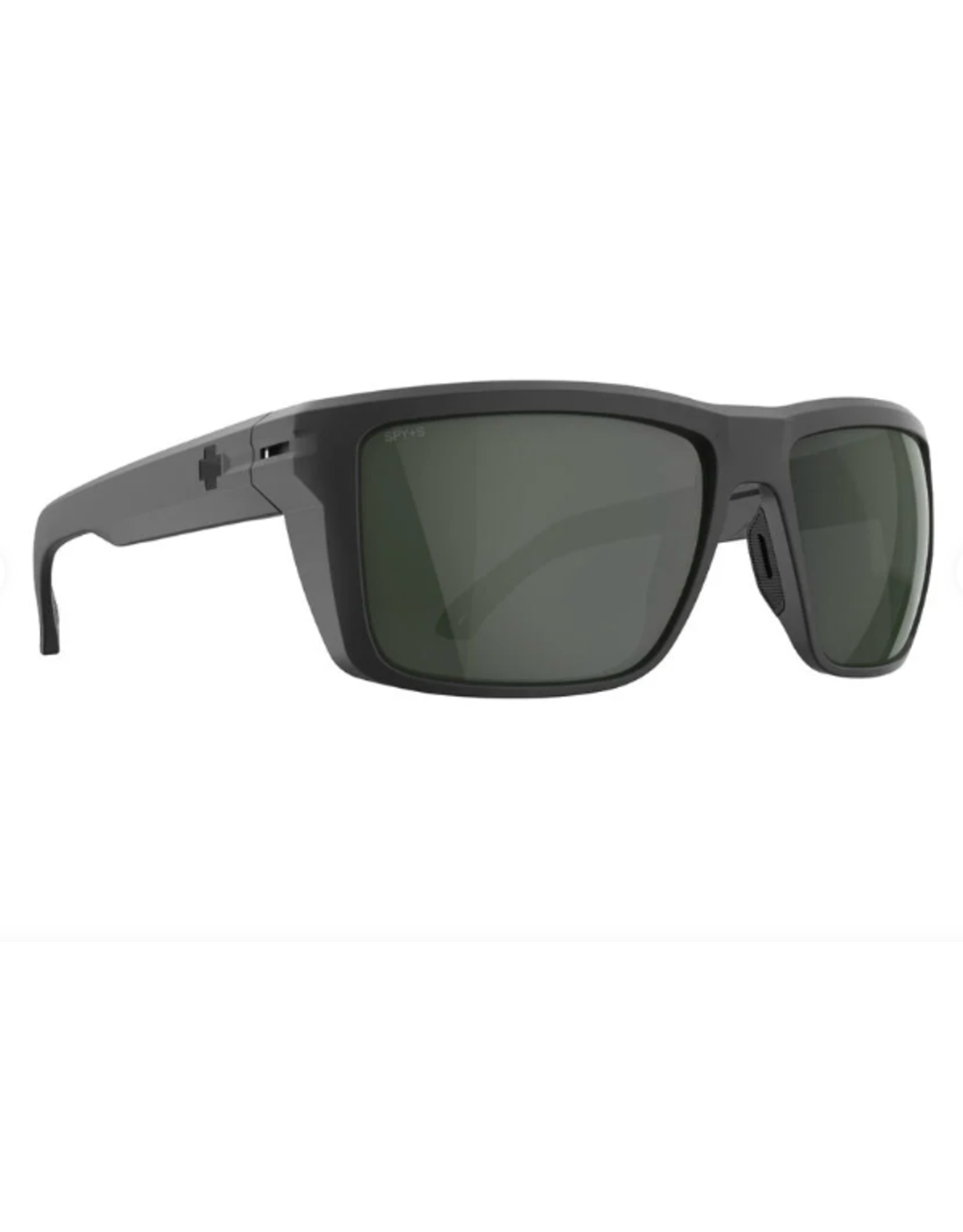 SPY OPTICS Spy Overhaul XL ANSI Matte Black Sunglasses with Happy Gray Green Lens