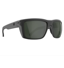 SPY OPTICS Spy Overhaul XL ANSI Matte Black Sunglasses with Happy Gray Green Lens