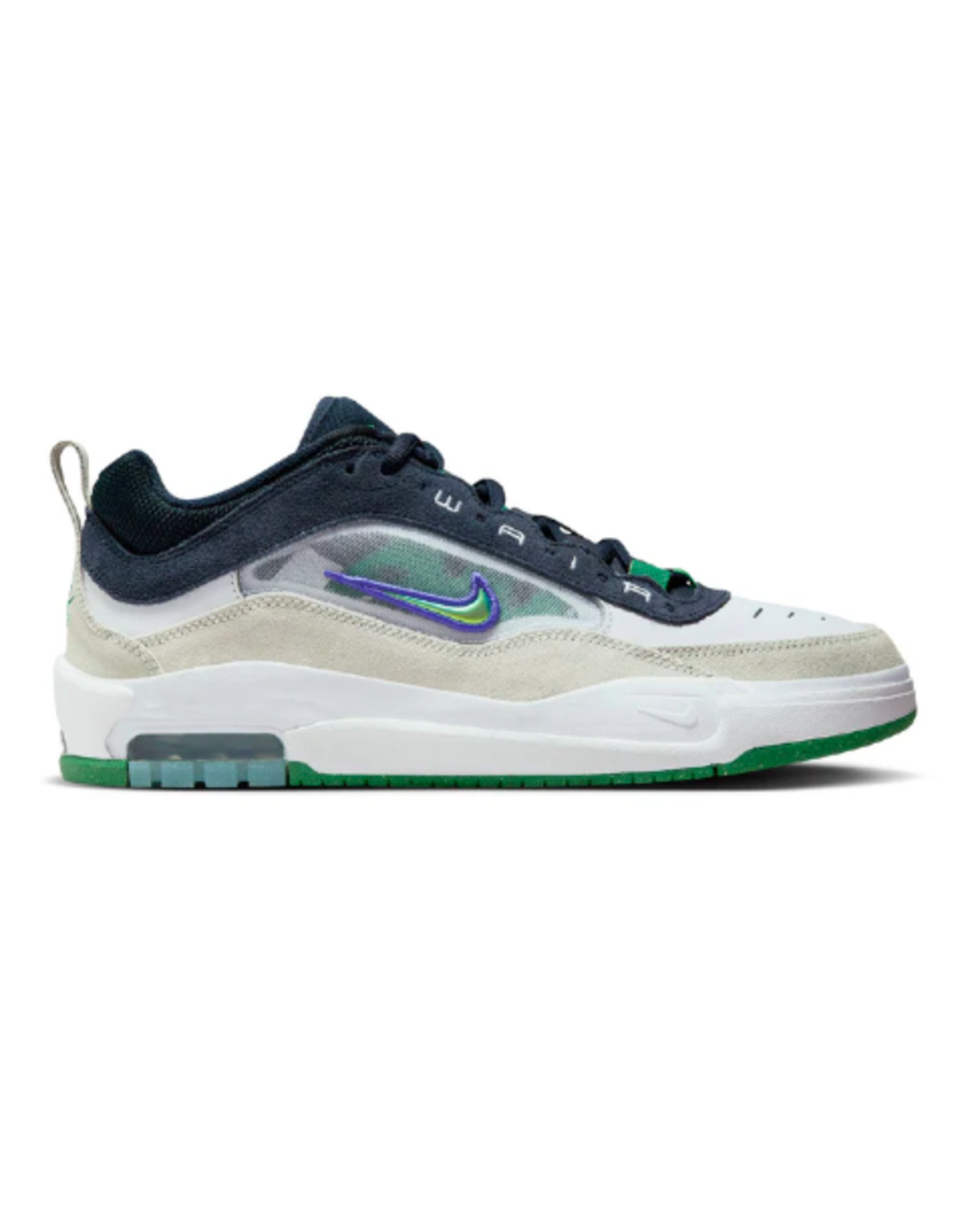 NIKE Nike Men's SB Air Max Ishod Shoes White/Persian Violet