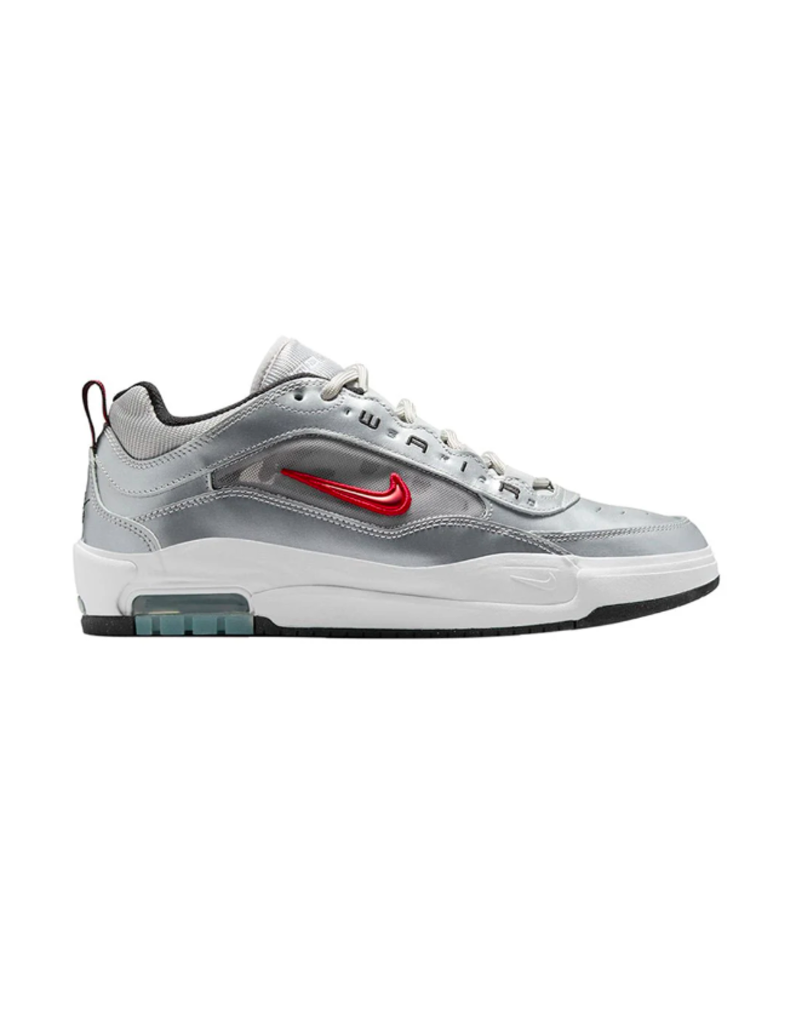NIKE Nike Men's Air Max ISHOD PRM Shoes Metallic Silver/Varsity Red