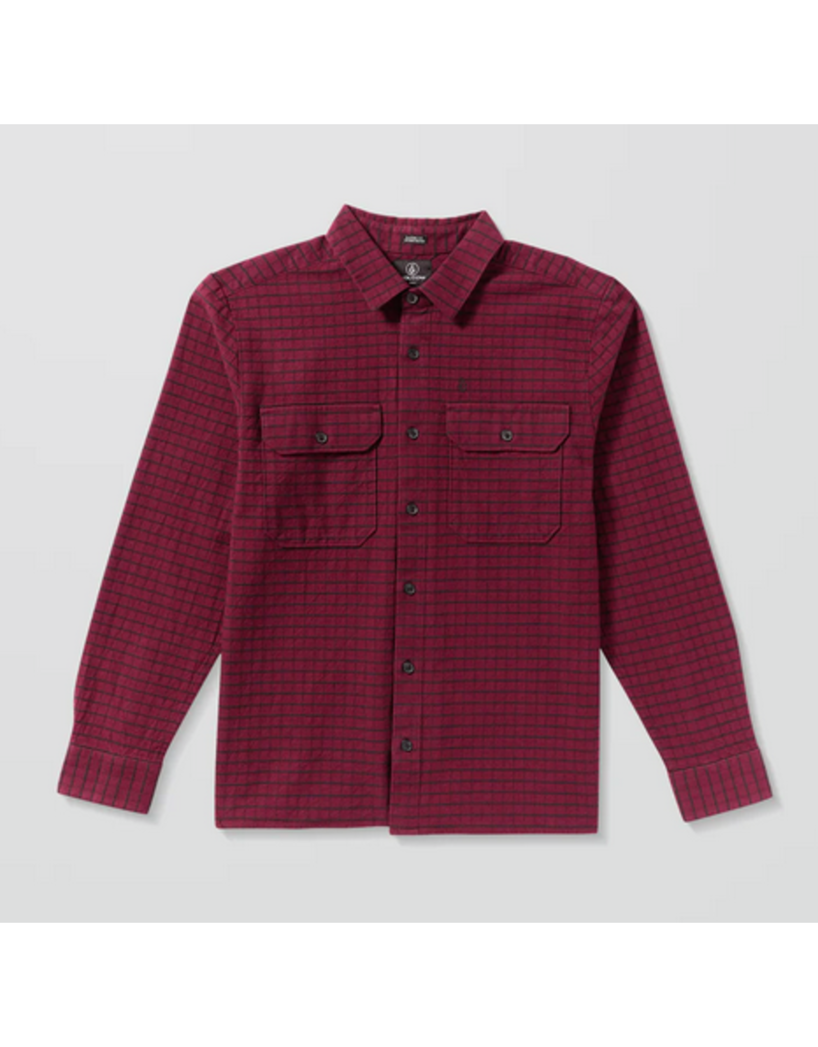 Volcom Men's Augustone Long Sleeve Merlot