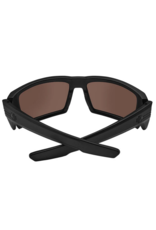 Spy Rebar ANSI RX Matte Black Sunglasses with Happy Bronze Red Mirror Lens