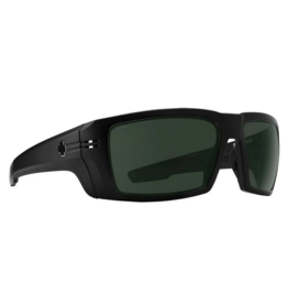 Spy Rebar ANSI RX Matte Black Sunglasses with Happy Gray Green Lens