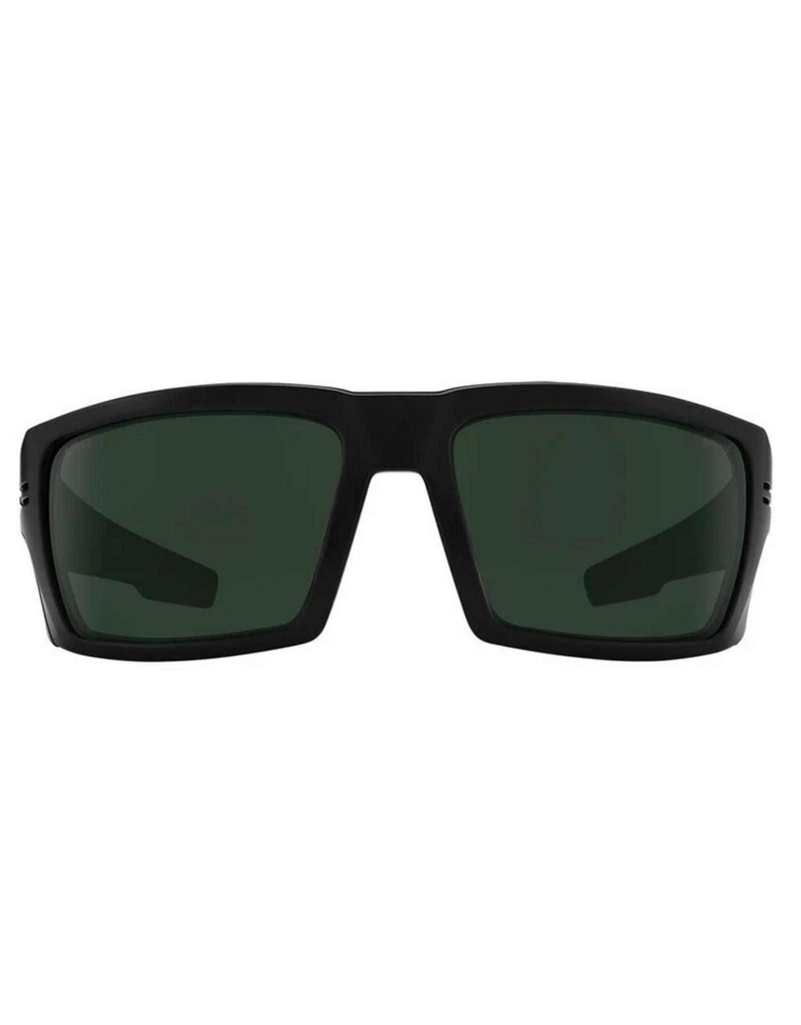 Spy Rebar ANSI RX Matte Black Sunglasses with Happy Gray Green Lens