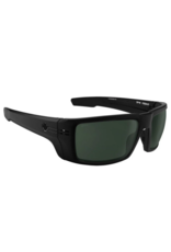 Spy Rebar ANSI RX Matte Black Sunglasses with Happy Gray Green Lens