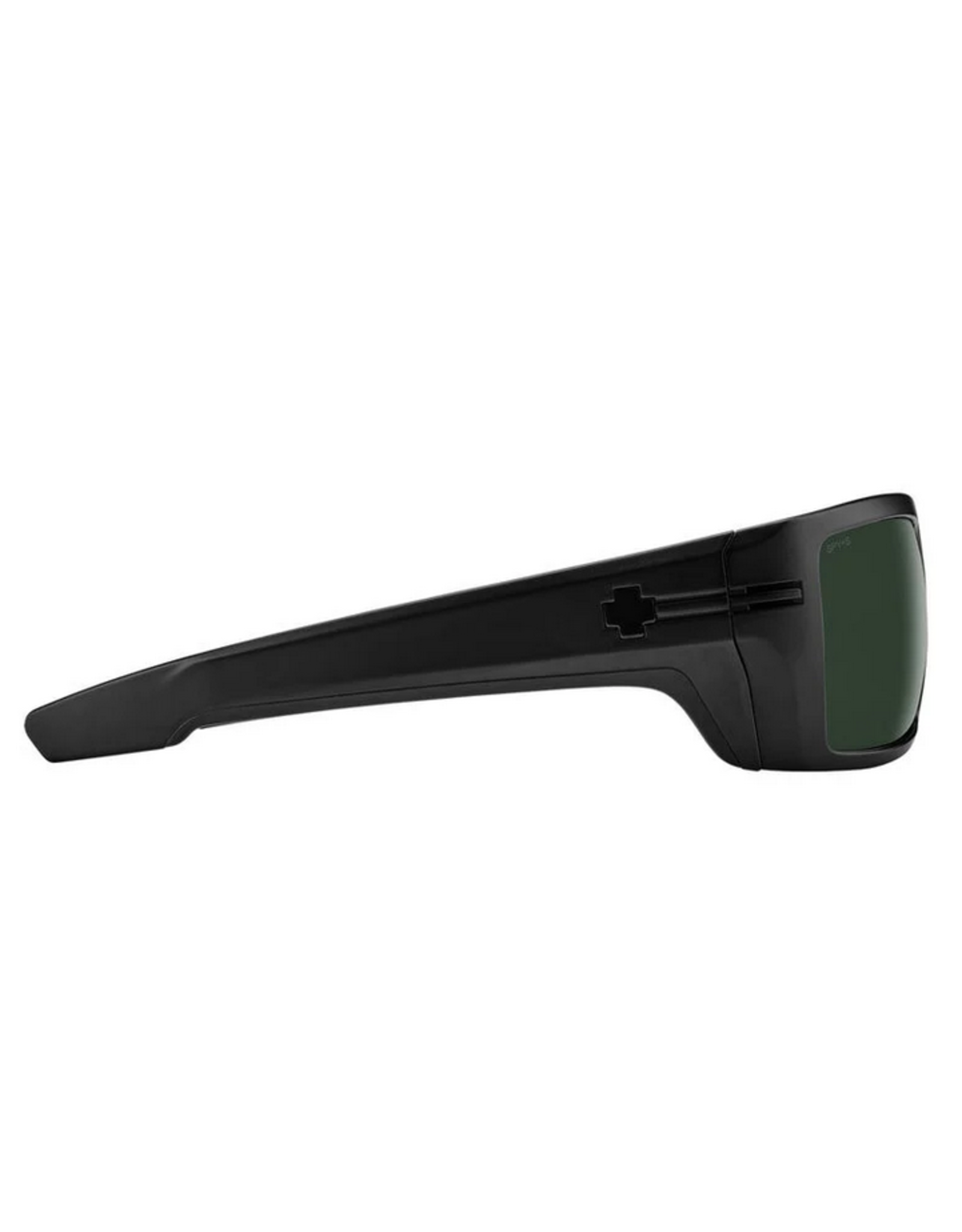 Spy Rebar ANSI RX Matte Black Sunglasses with Happy Gray Green Lens