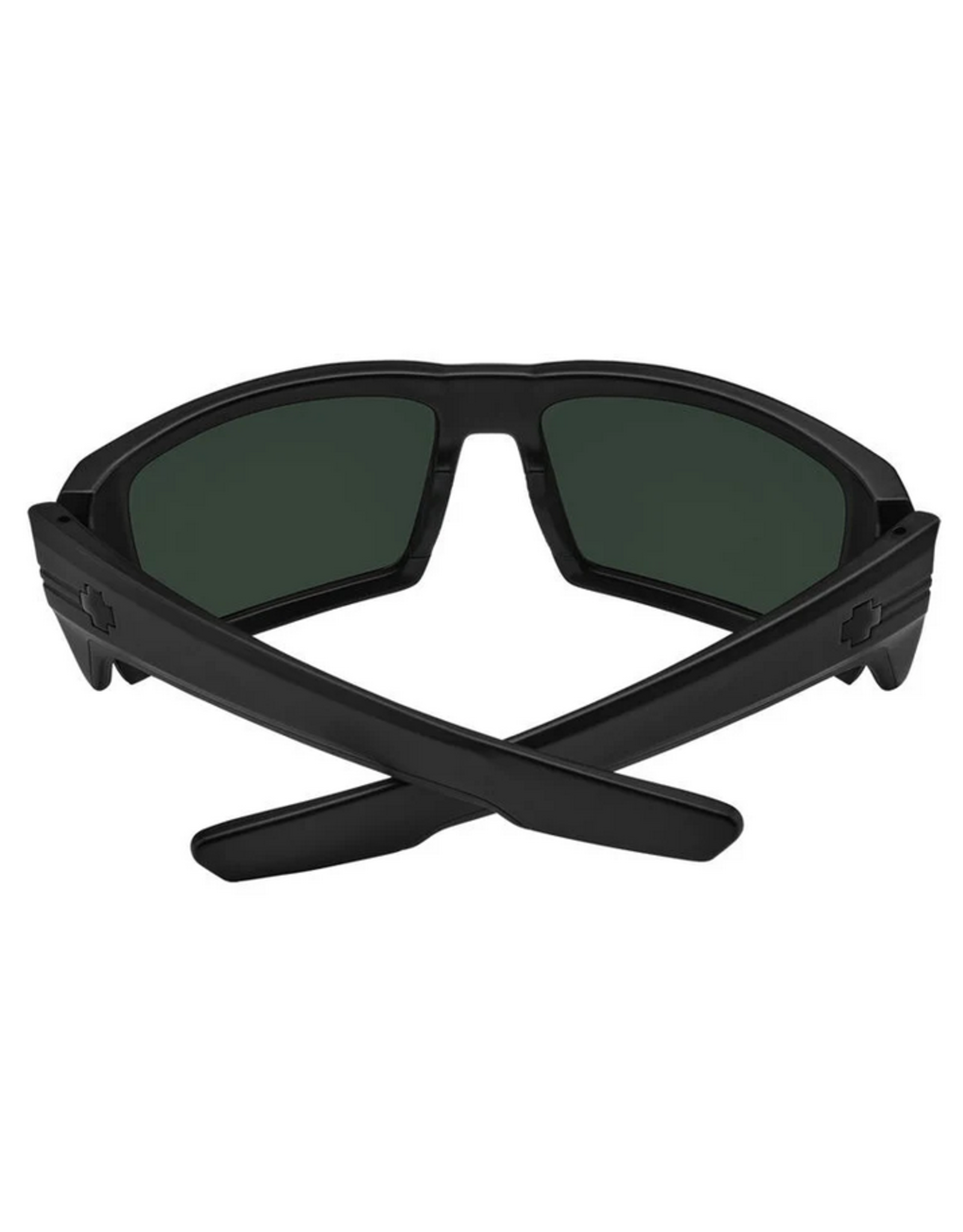 Spy Rebar ANSI RX Matte Black Sunglasses with Happy Gray Green Lens