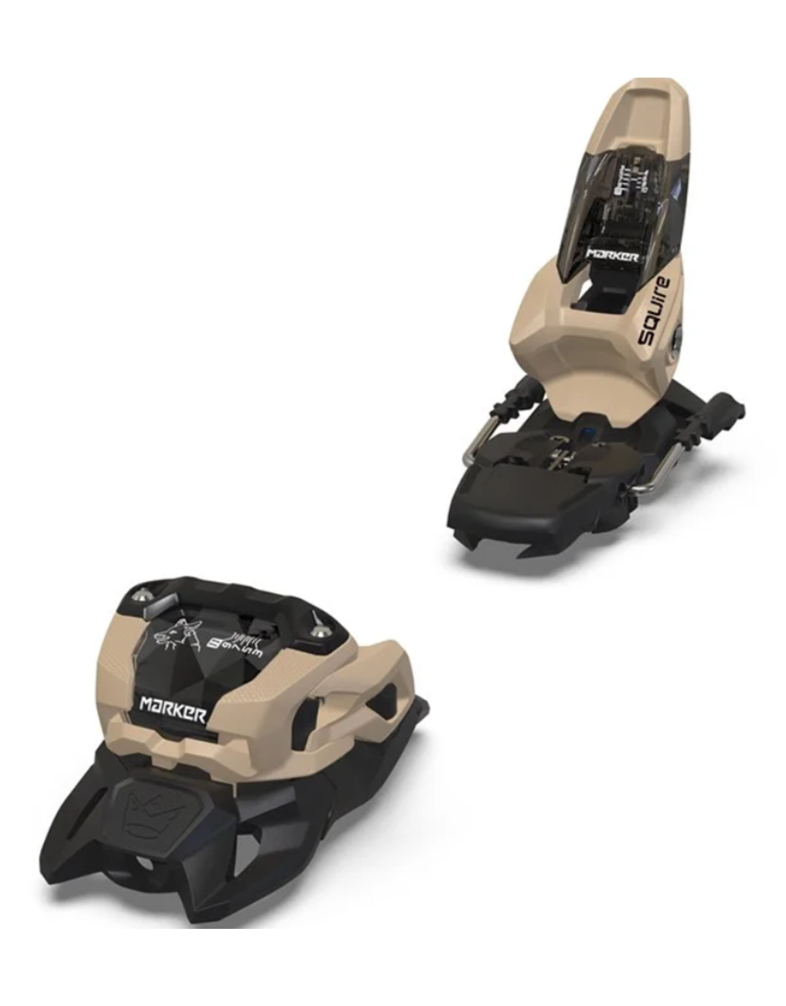 Marker Squire 11 Ski Bindings Black/Tan 2026