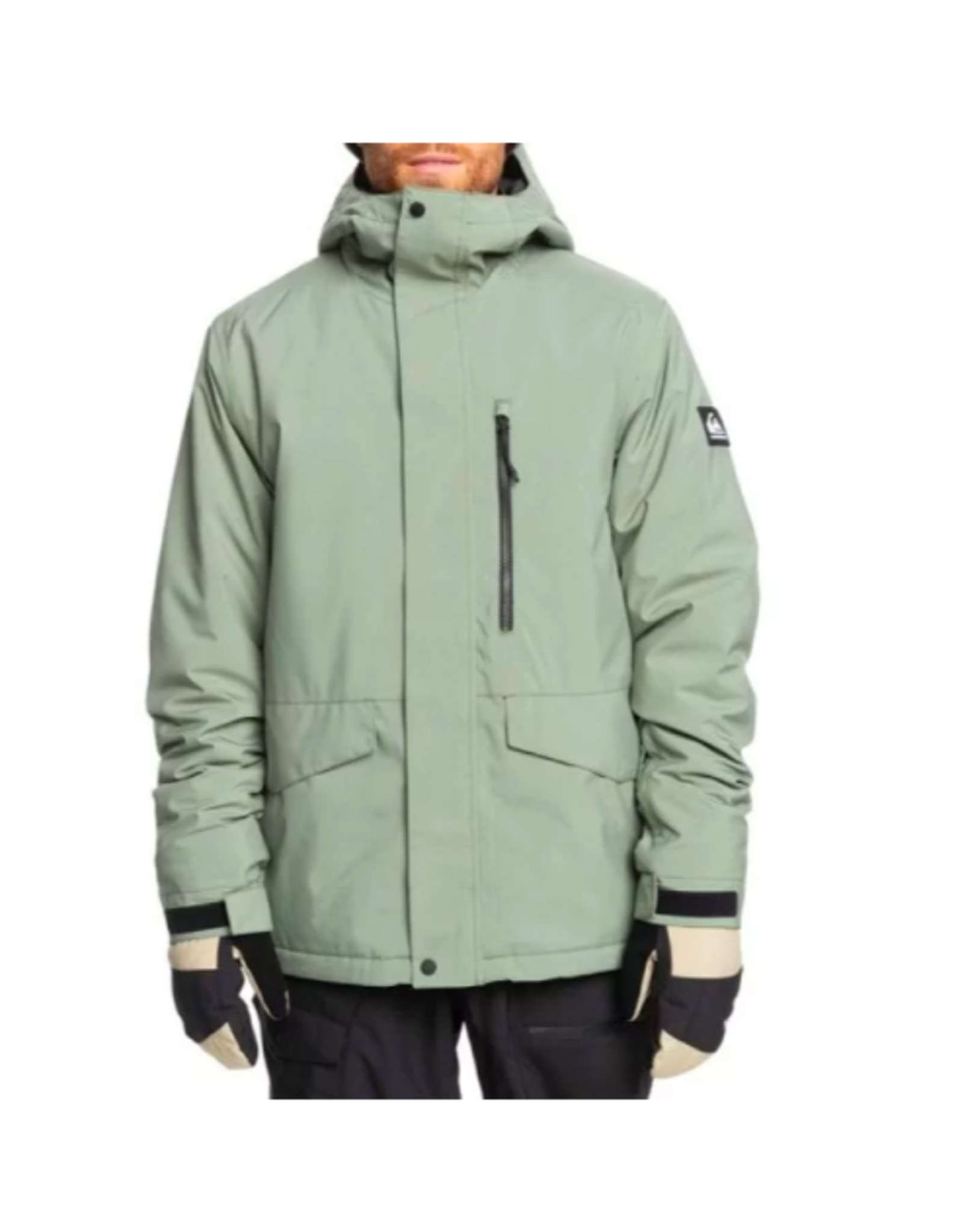 Quiksilver Men's Mission Solid Jacket Sea Spray