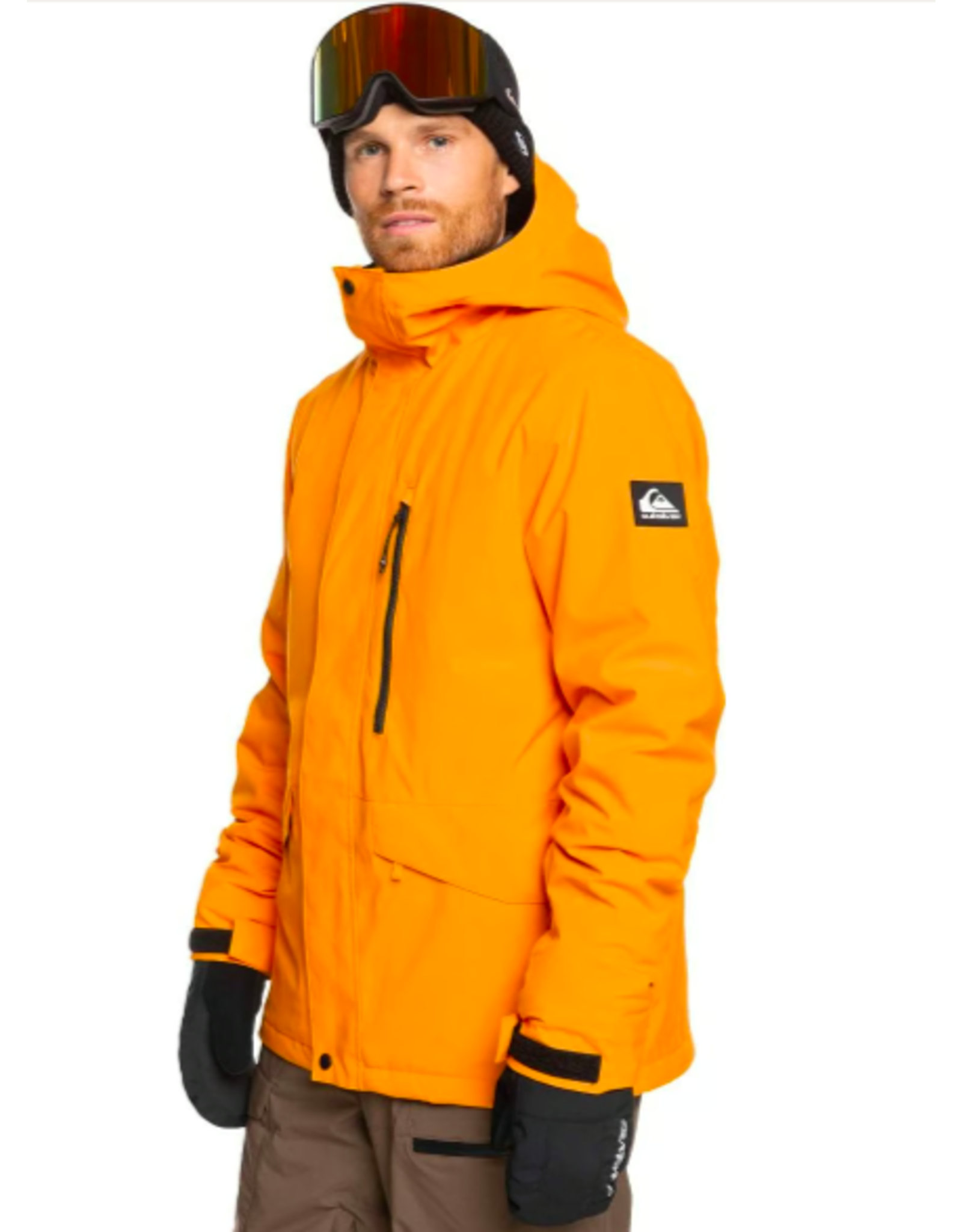 Quiksilver Men's Mission Solid Jacket Orange Pepper
