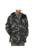 Quiksilver Men's Mission Printed Jacket Sea Spray Slub Chambray