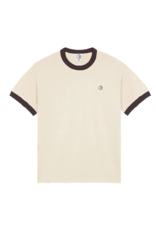 Polar Men's Ringer Tee Ivory/Chocolate