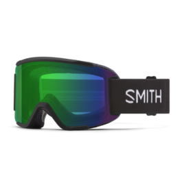 SMITH Smith Squad S Black Goggles with ChromaPop Everyday Green Mirror+Clear Lens 2026