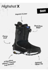 BURTON Burton Men's Highshot X Step On Wide Boots Black 2026