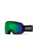 SMITH Smith Squad Black Goggles with ChromaPop Everyday Green Mirror+Clear Lens 2026