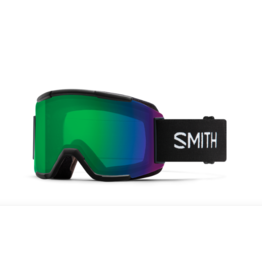 SMITH Smith Squad Black Goggles with ChromaPop Everyday Green Mirror+Clear Lens 2026