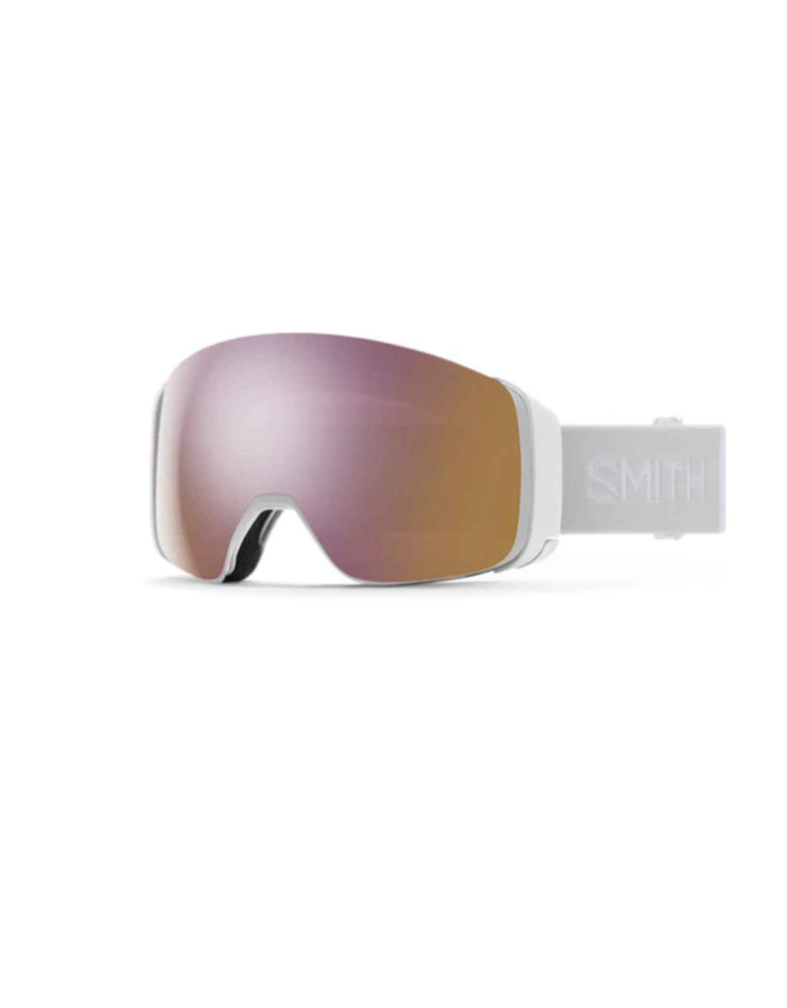 SMITH Smith 4D MAG Low Bridge Fit White Vapor Goggles with ChromaPop Everyday Rose Gold Mirror+ChromaPop Storm Rose Flash Lens 2026