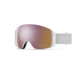 SMITH Smith 4D MAG Low Bridge Fit White Vapor Goggles with ChromaPop Everyday Rose Gold Mirror+ChromaPop Storm Rose Flash Lens 2026