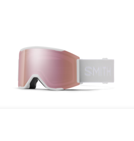SMITH Smith Squad MAG Low Bridge Fit White Vapor Goggles with ChromaPop Everyday Rose Gold Mirror+ChromaPop Storm Rose Flash Lens 2026