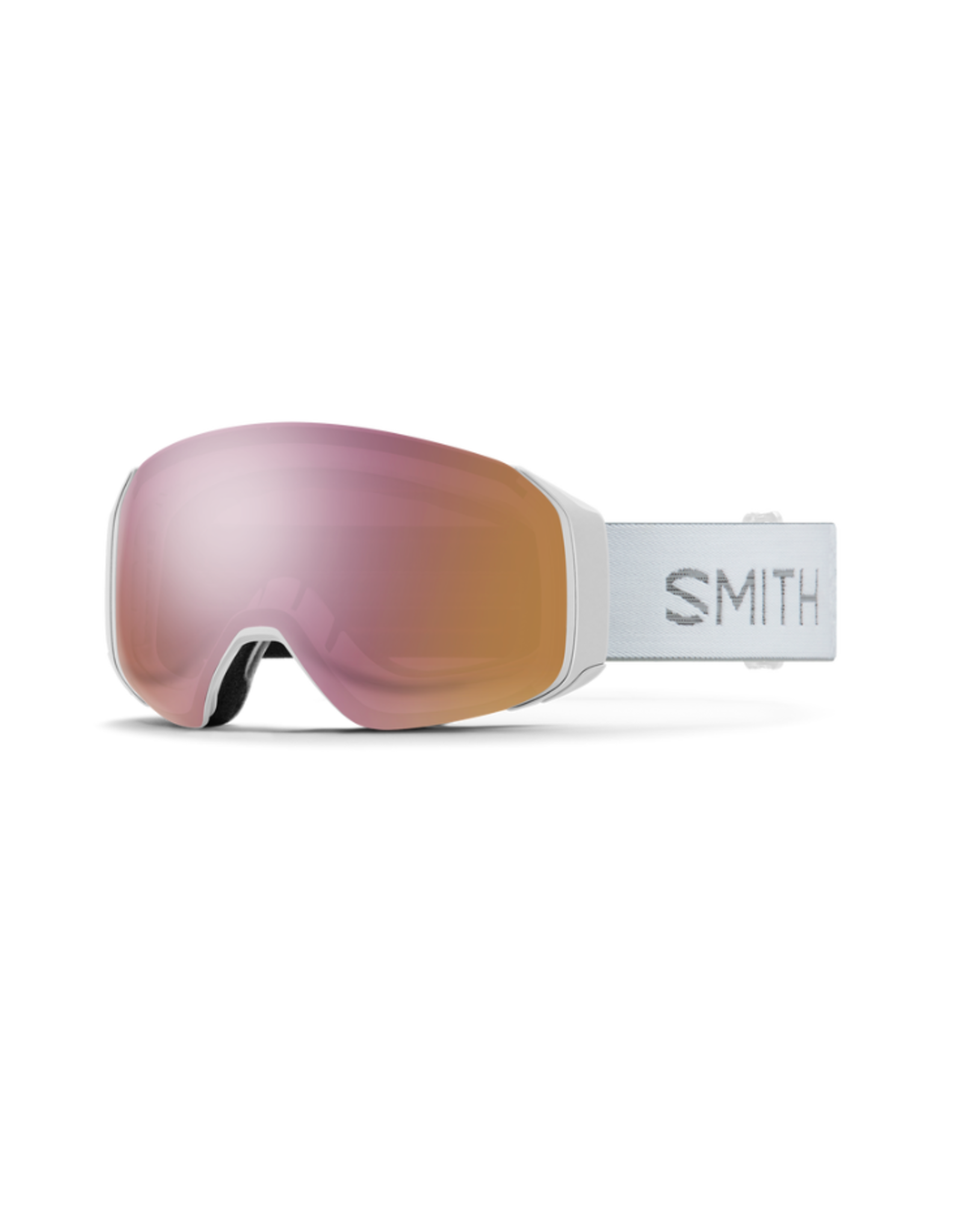 SMITH Smith 4D MAG S White Chunky Knit Goggles with ChromaPop Everyday Rose Gold Mirror+ChromaPop Storm Rose Flash Lens 2026