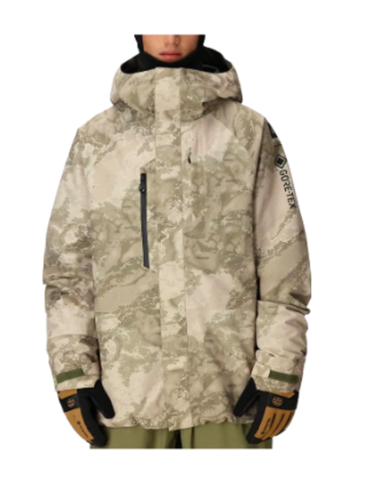 686 Men's Gore-Tex Shell Jacket Limestone Hemisphere Print 2026