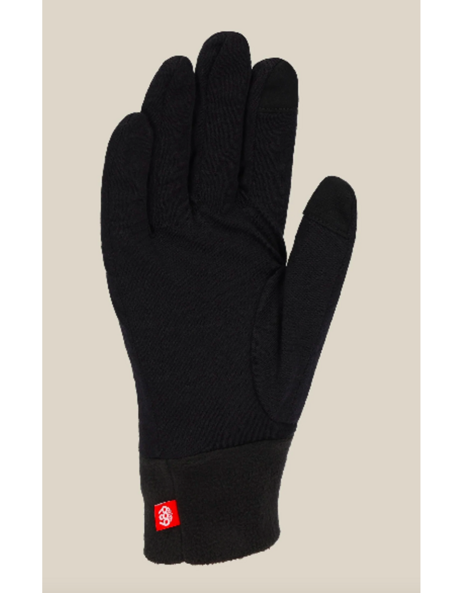 686 Men's Merino Glove Liners Black Heather 2026