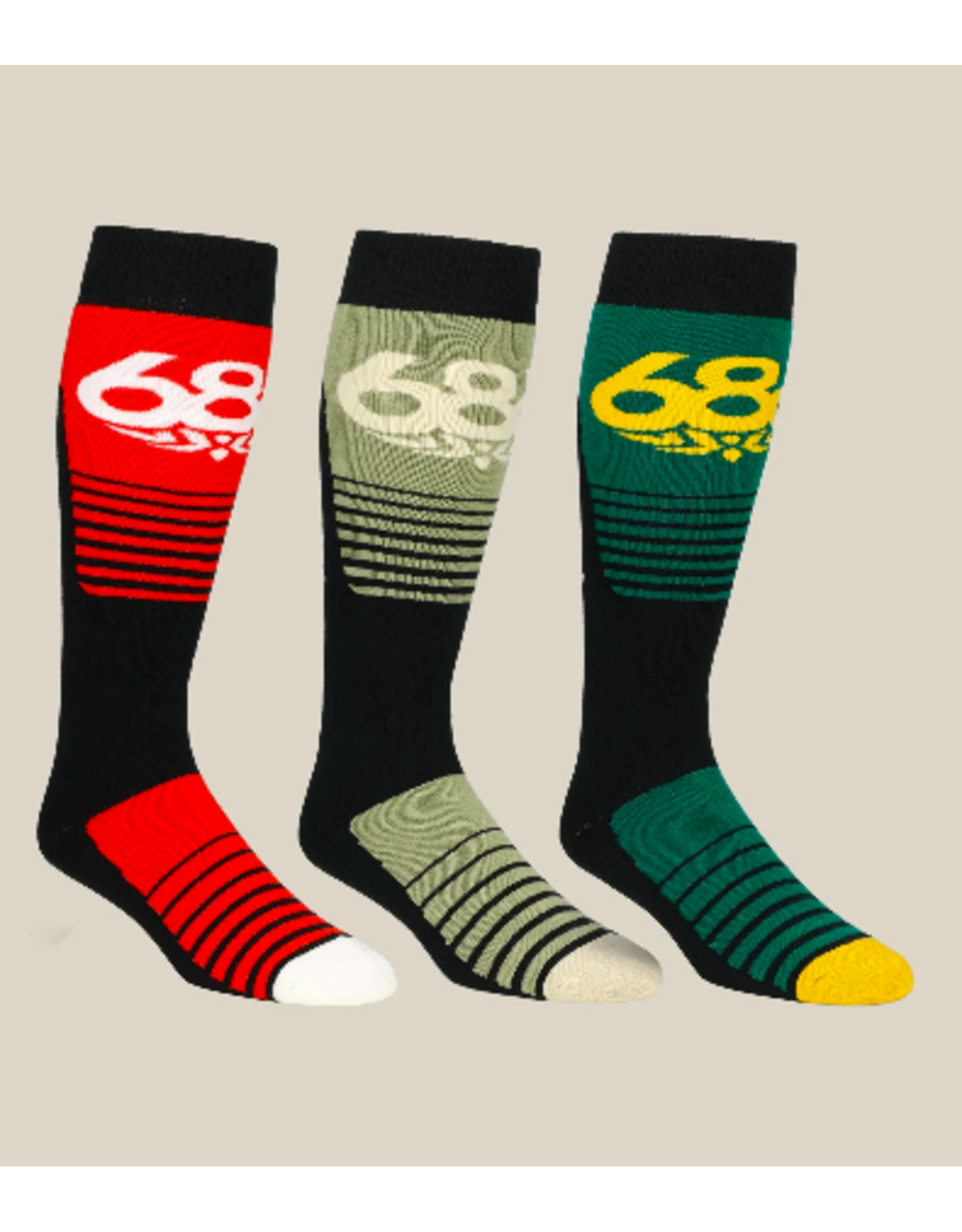 686 Men's Moto Socks 3 Pack 2026