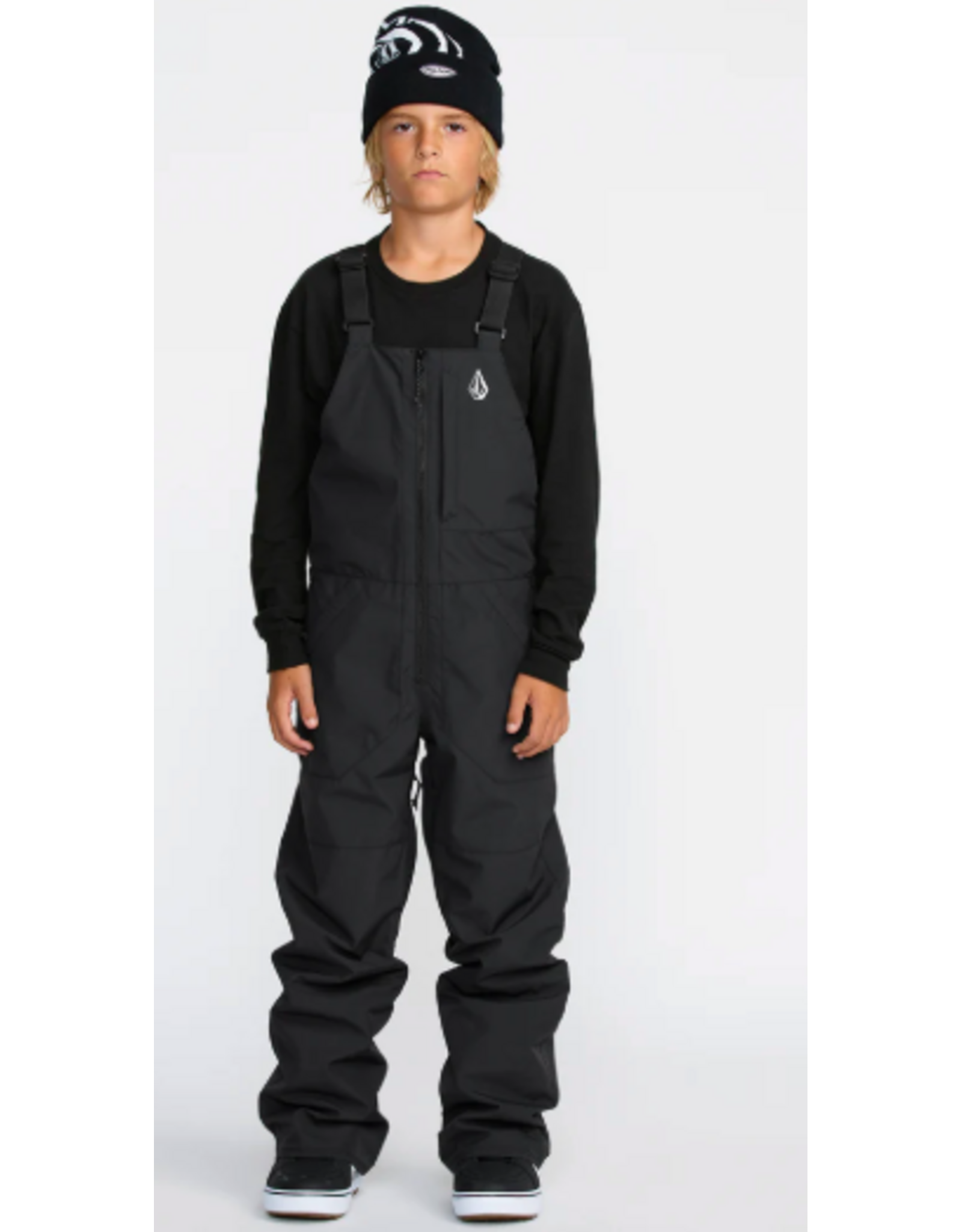 Volcom Kid's Barkley Insulated Bib Overall Pants Black 2026