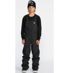 Volcom Kid's Barkley Insulated Bib Overall Pants Black 2026