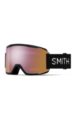 SMITH Smith Squad Black Goggles with ChromaPop Everyday Rose Gold Mirror+Clear Lens 2026 SMITH Smith Squad Black Goggles with ChromaPop Everyday Rose Gold Mirror+Clear Lens 2026