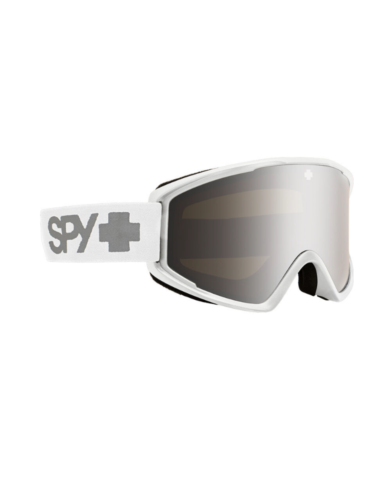 Spy Crusher Elite Eco Matte White Goggles with Bronze Silver Mirror Lens 2026
