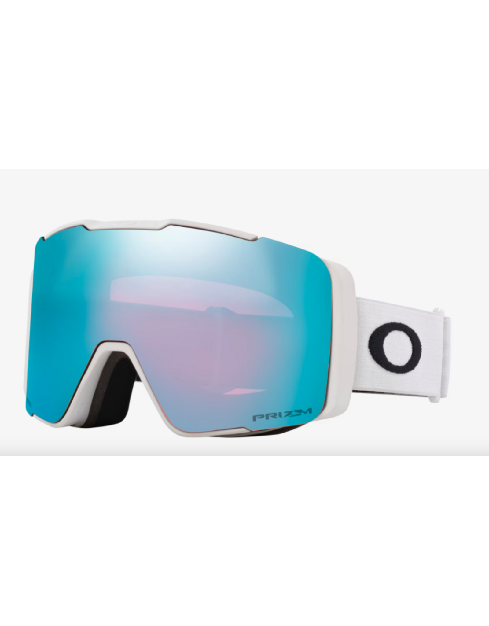 Oakley Line Miner Pro L Asia Fit Matte White Goggles with Prizm Sapphire Iridium+Prizm Iced Iridium Lens 2026