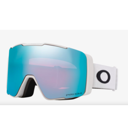 Oakley Line Miner Pro L Asia Fit Matte White Goggles with Prizm Sapphire Iridium+Prizm Iced Iridium Lens 2026