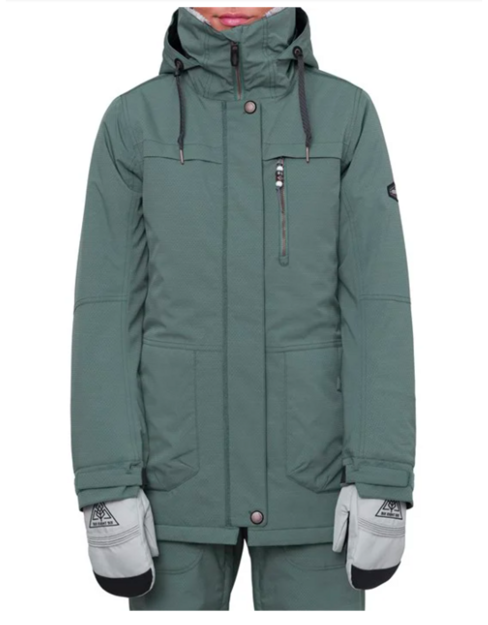 686 Women's Spirit Insulated Jacket Cypress Green Jacquard 2026