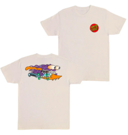 Santa Cruz Men's Meek Slasher Tee Natural Purple