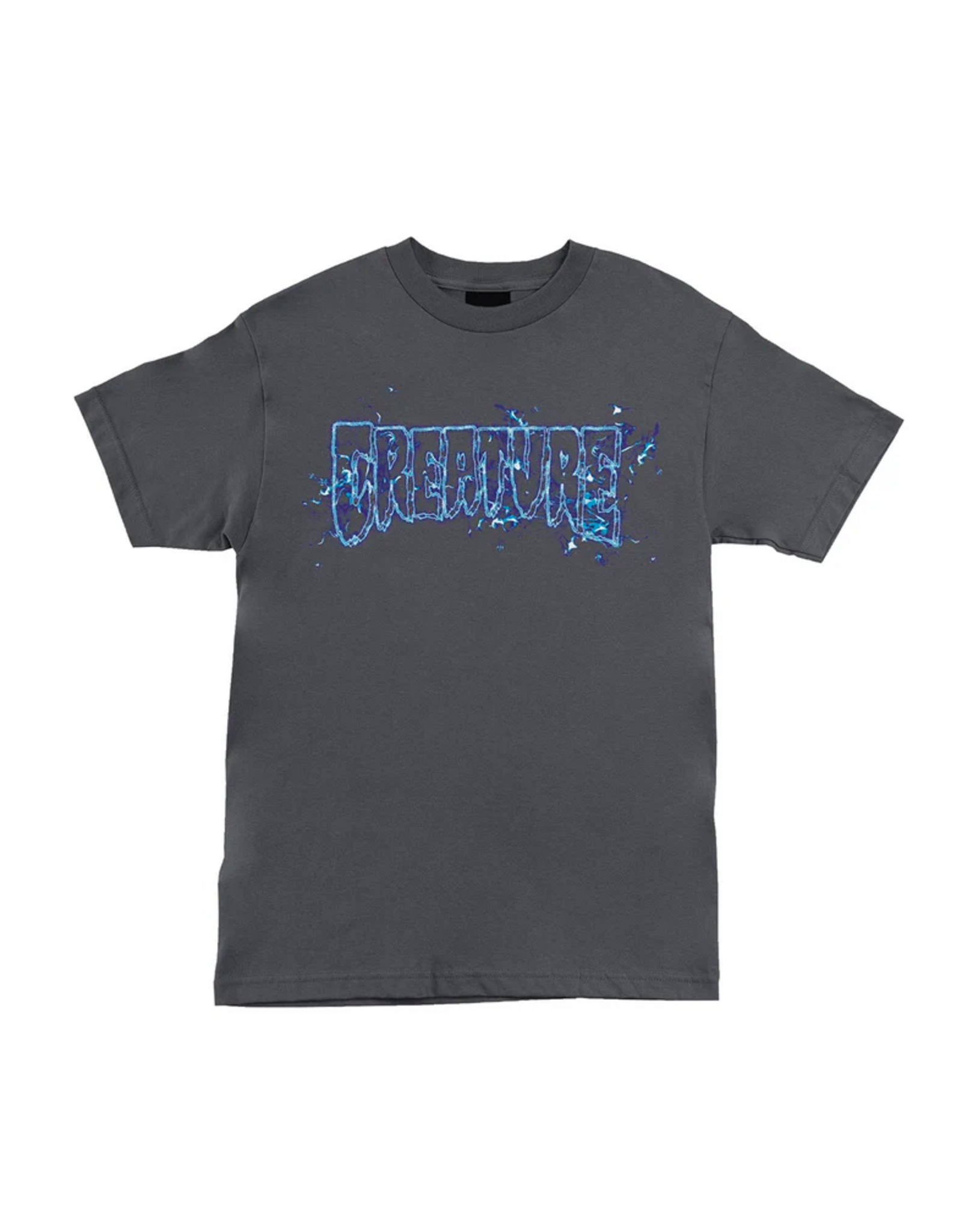 Creature Men's Inferno Logo Outline Tee Charcoal