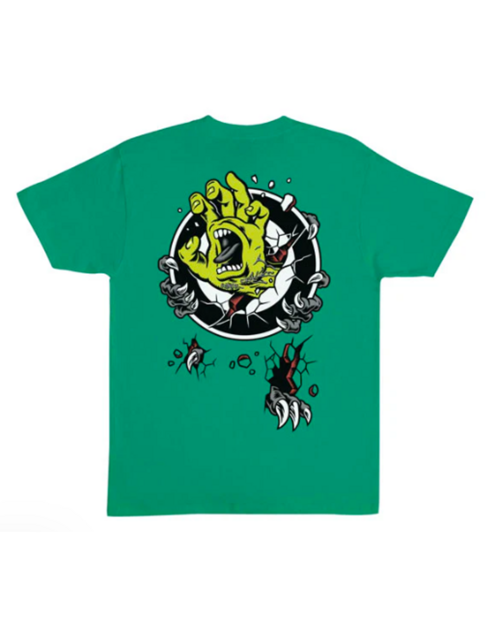 Santa Cruz Men's Roskopp Screaming Target Tee Kelly