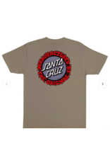 Santa Cruz Men's Splatter MFG Dot Tee Praire Dust