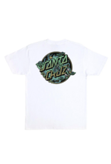 Santa Cruz Men's Winkowski Dope Planet 2 Dot Tee White