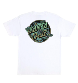 Santa Cruz Men's Winkowski Dope Planet 2 Dot Tee White
