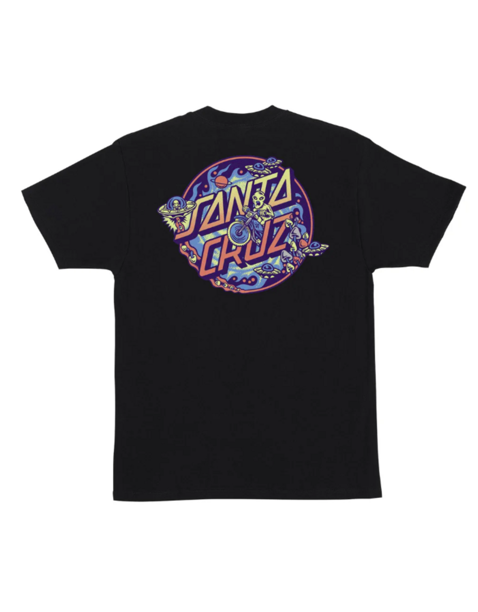 Santa Cruz Men's Winkowski Dope Planet 2 Dot Tee Black