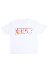 Creature Men's Logo Outline Tee White Red