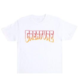 Creature Men's Logo Outline Tee White Red