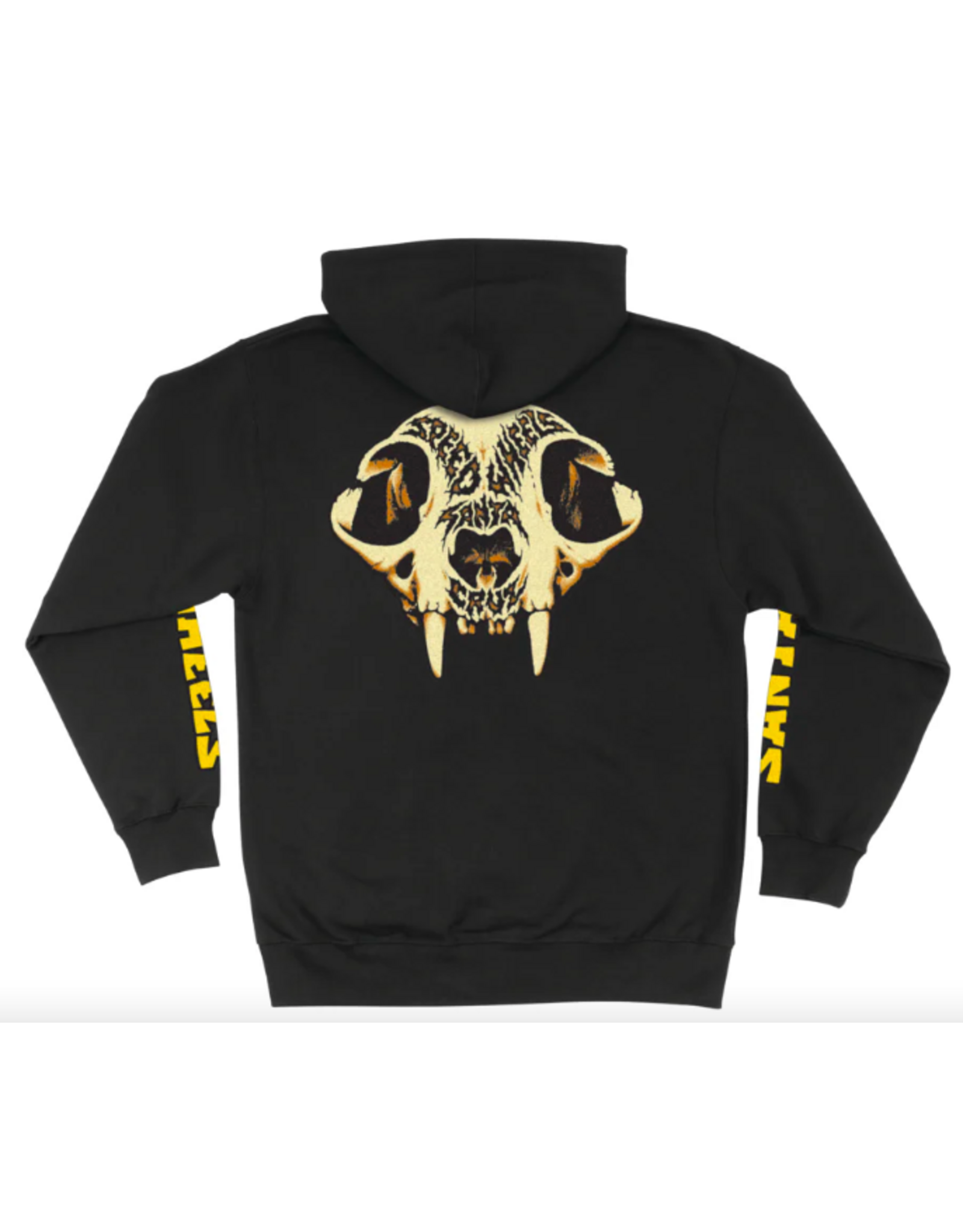 Santa Cruz Men's SW Skull Zip Hoody Black